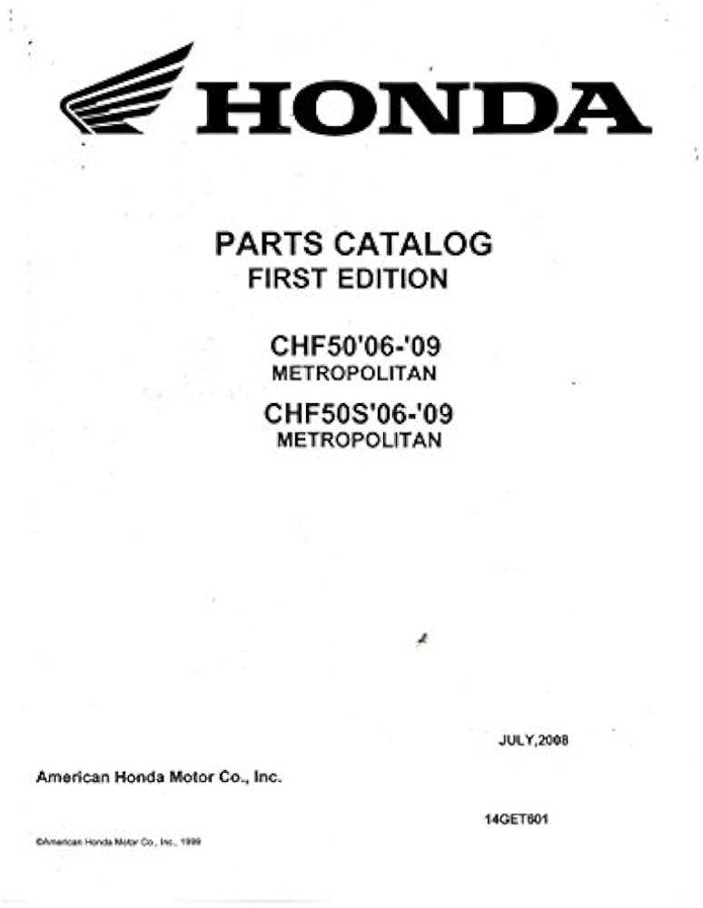 honda metropolitan parts diagram