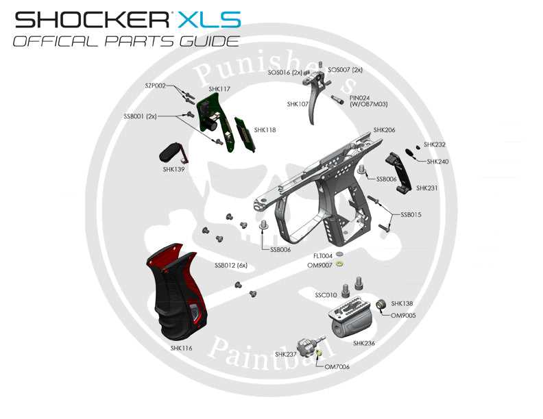 paintball gun parts diagram