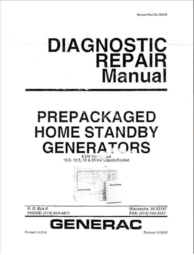 generac one wash parts diagram