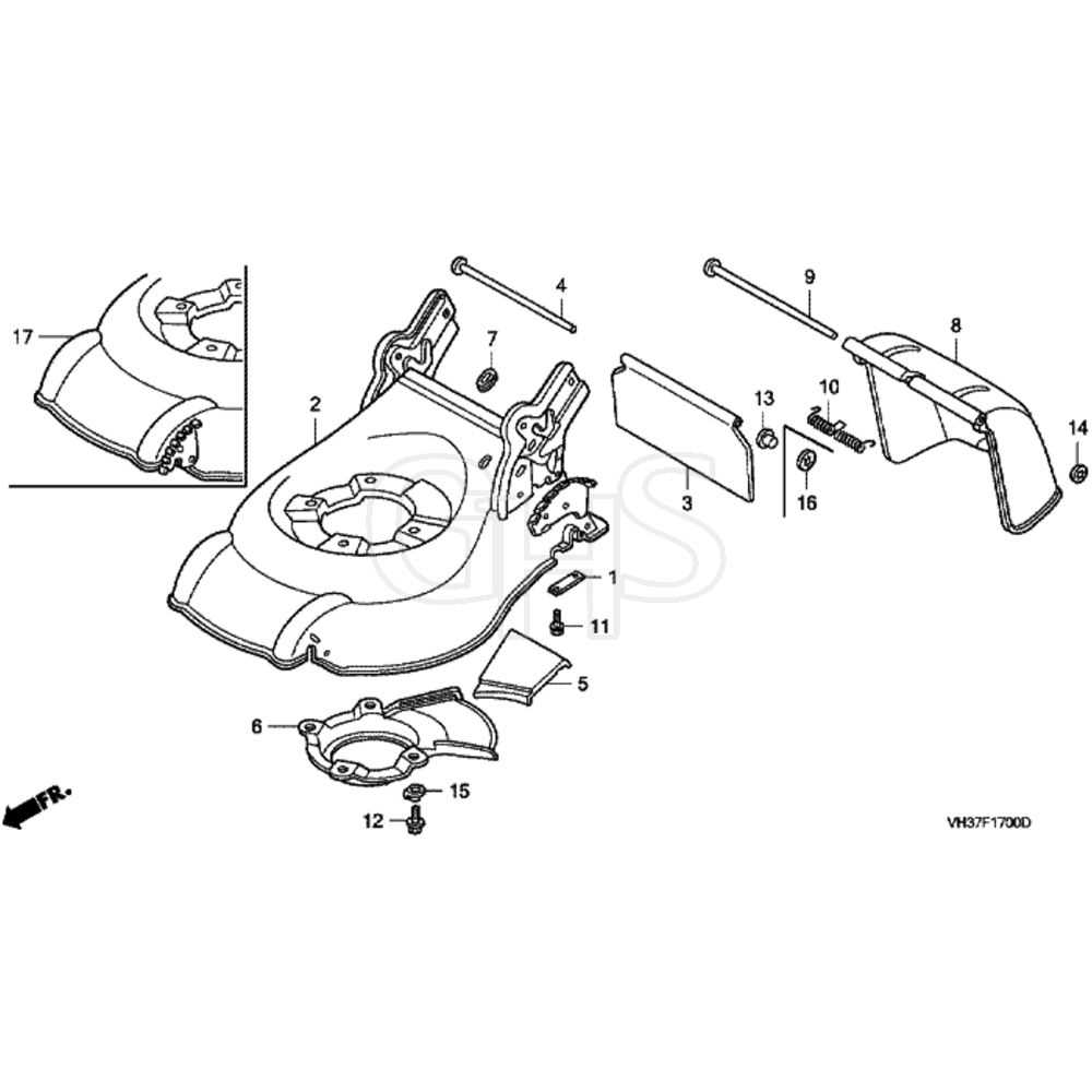 honda self propelled lawn mower parts diagram