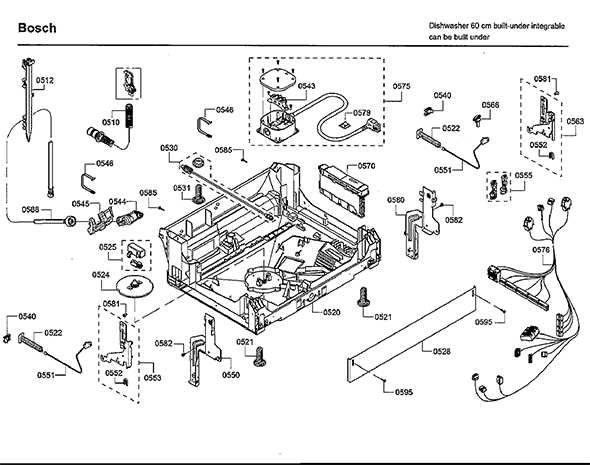 bosch ascenta dishwasher parts diagram