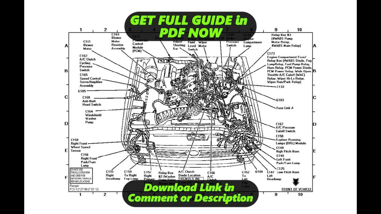 ford ranger engine parts diagram