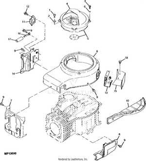 john deere 345 engine parts diagram