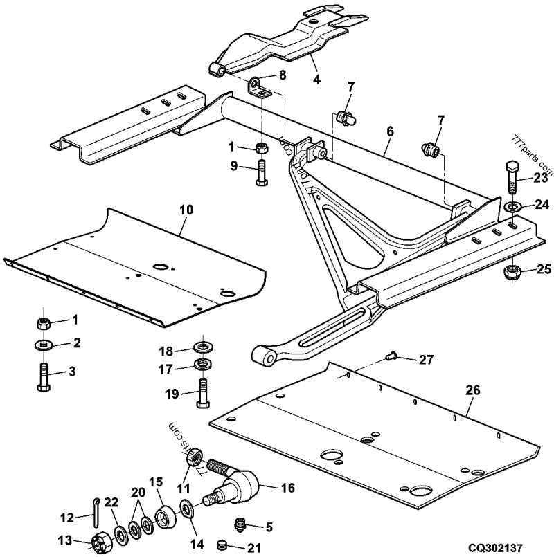 john deere 314 parts diagram