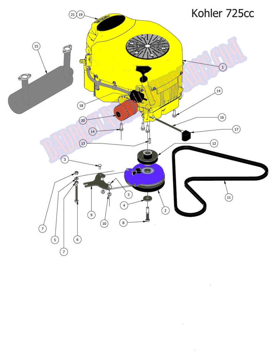 kohler command 18 parts diagram