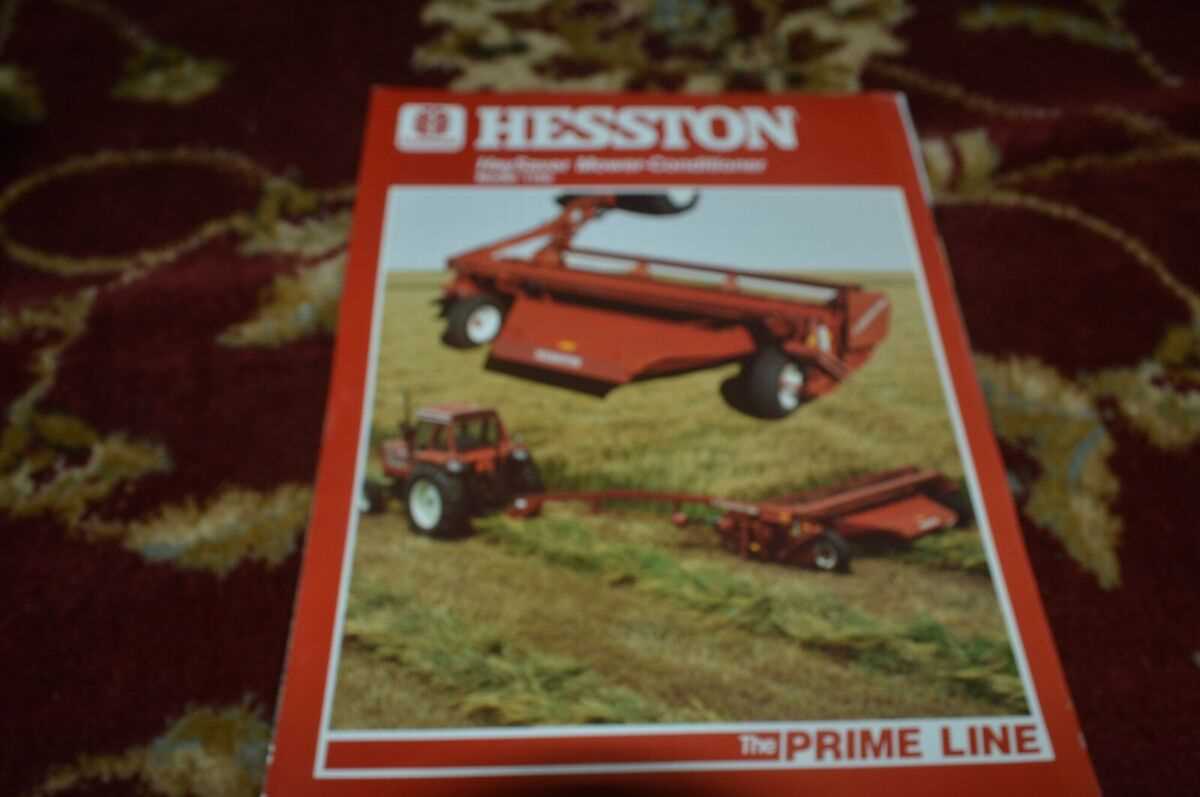 hesston 1150 haybine parts diagram