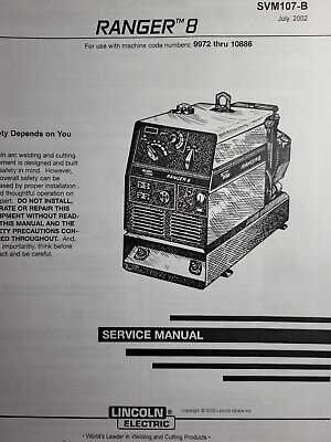 lincoln ranger 8 parts diagram