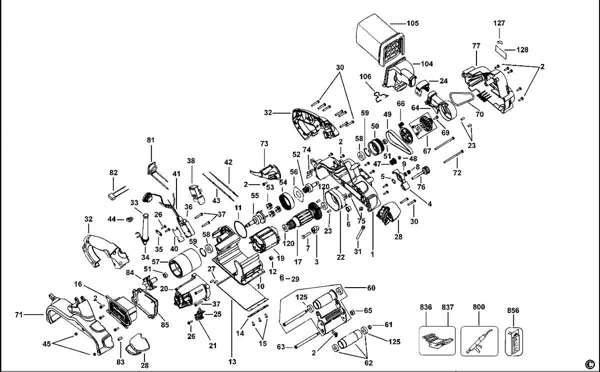 dewalt dch273 parts diagram