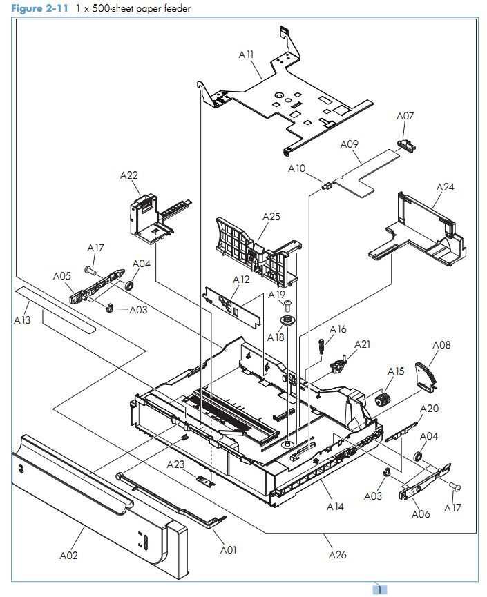 brother printer parts diagram