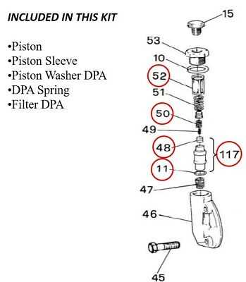 cav injector pump parts diagram