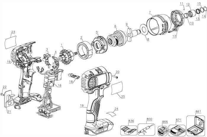 dewalt impact parts diagram