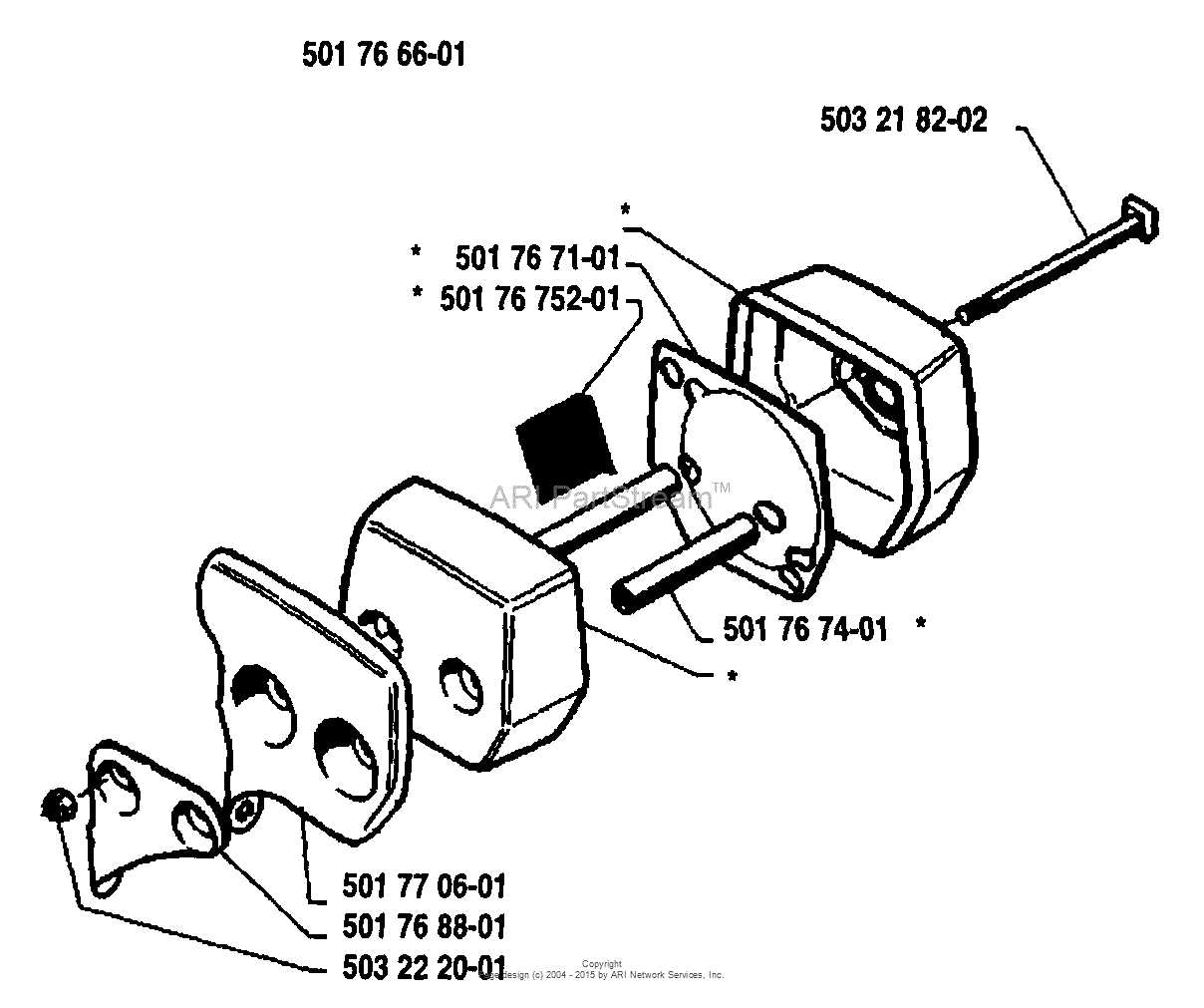 husqvarna 50 rancher parts diagram