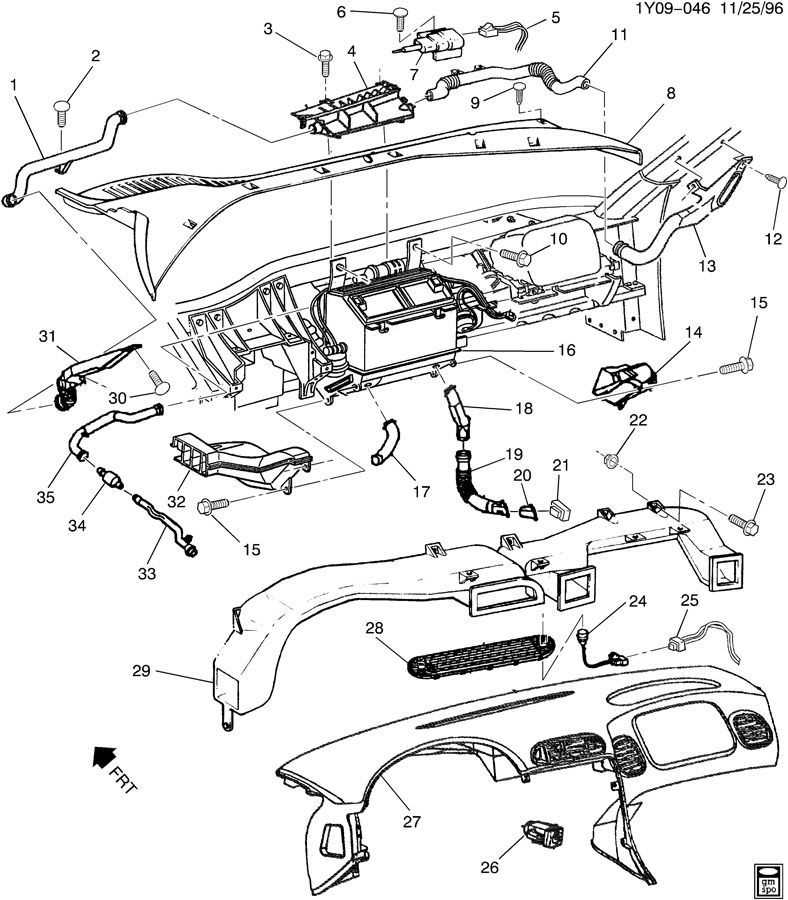 c5 corvette parts diagram