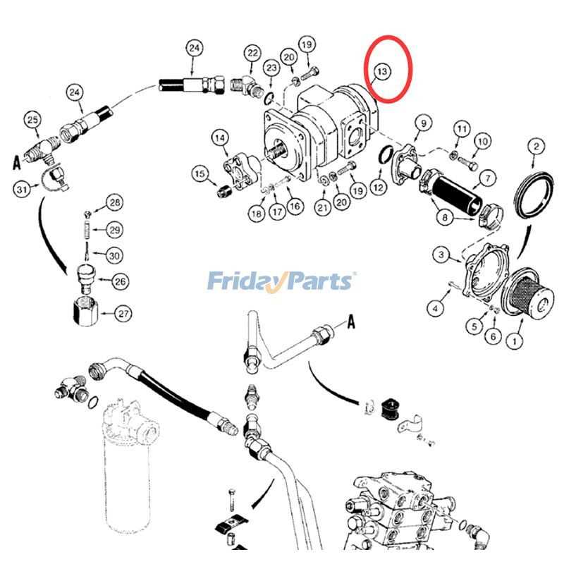 case 580c backhoe parts diagram