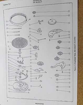 bulova watch parts diagram