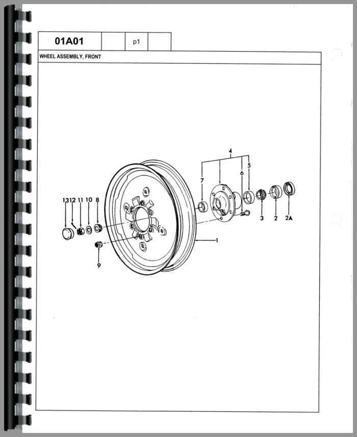 ford 445 tractor parts diagram