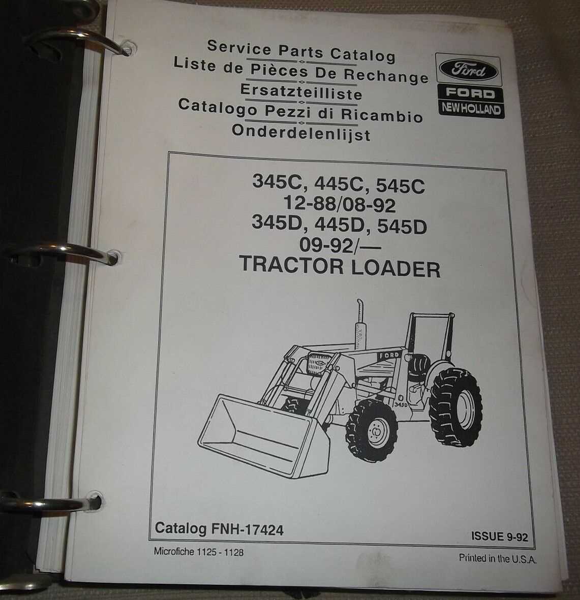 new holland backhoe parts diagram