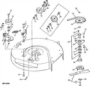 john deere x340 parts diagram