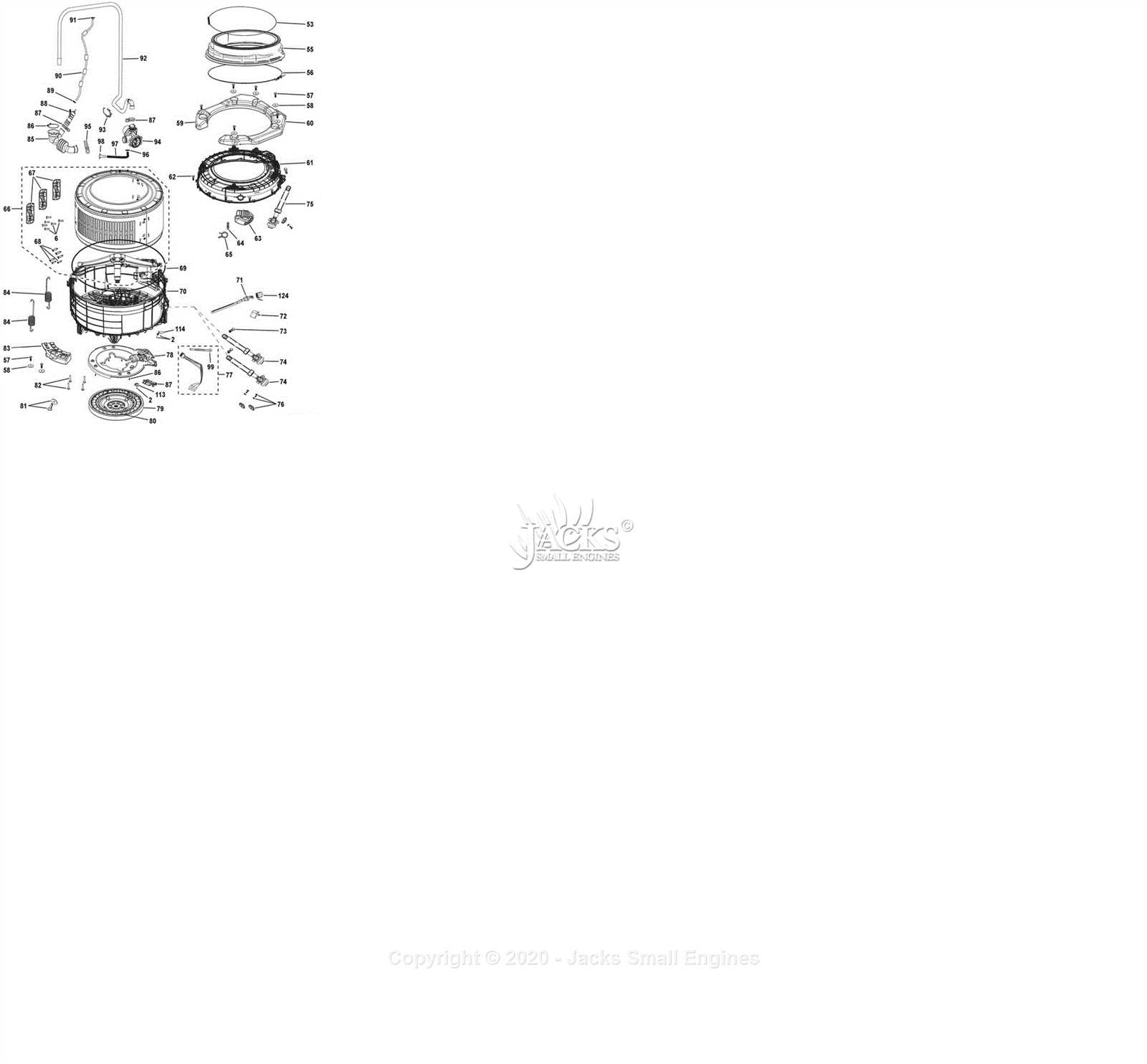 ge washing machine parts diagram