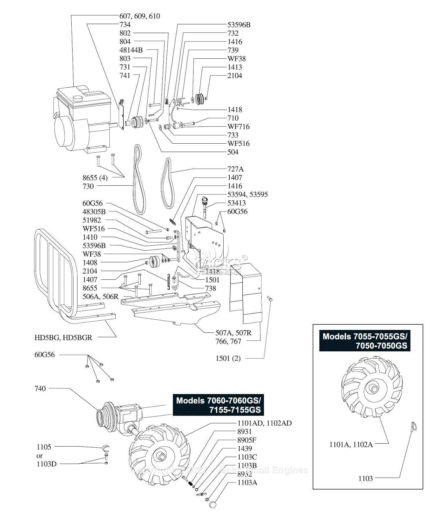 earthquake rear tine tiller parts diagram