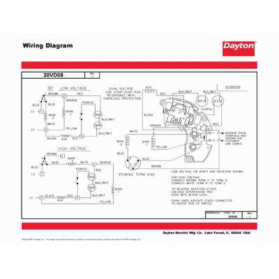 dayton electric motor parts diagram