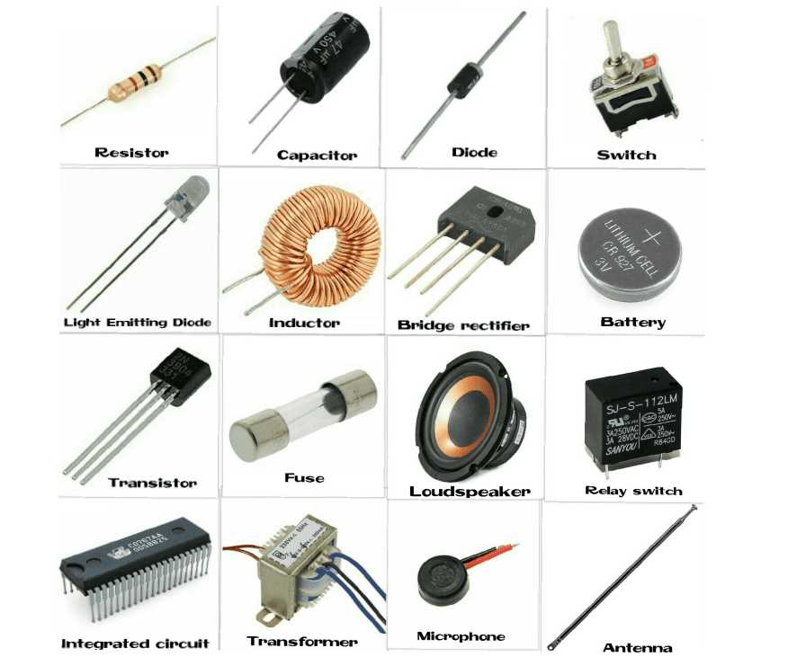 circuit board parts diagram