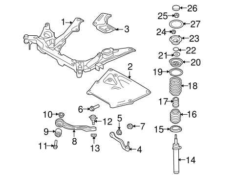 bmw suspension parts diagram