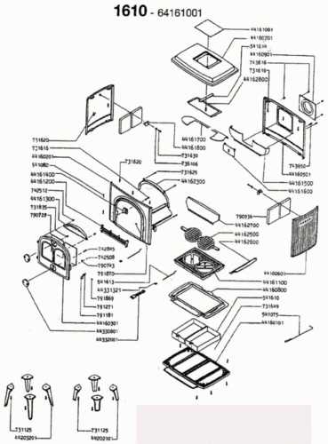 jotul stove parts diagram