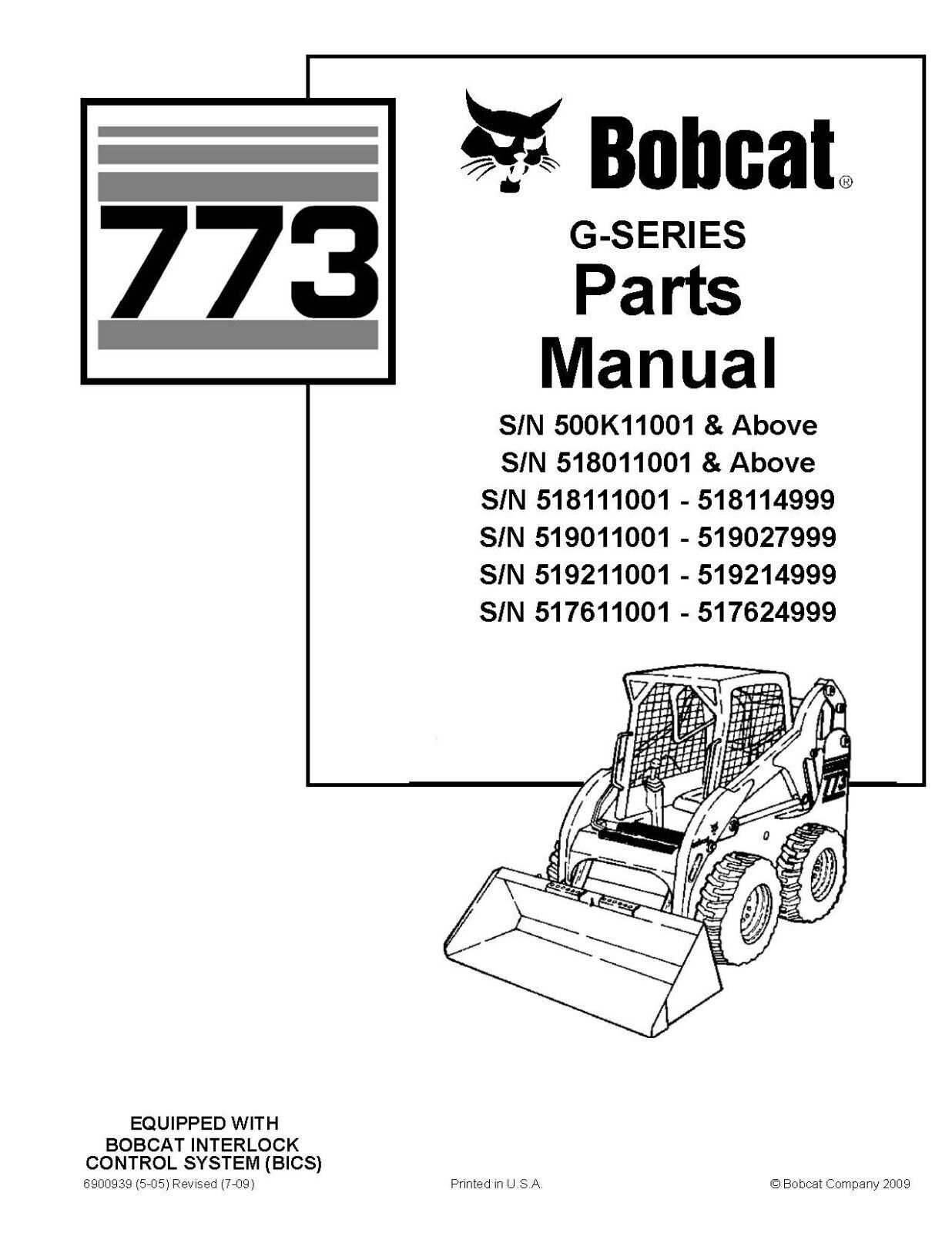 bobcat 7753 parts diagram