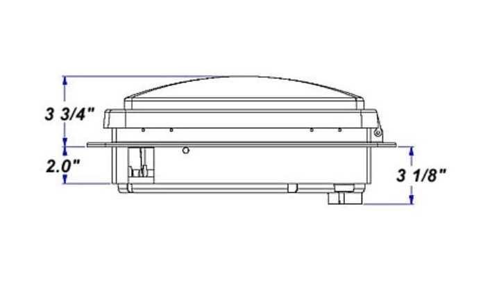 maxxair fan parts diagram