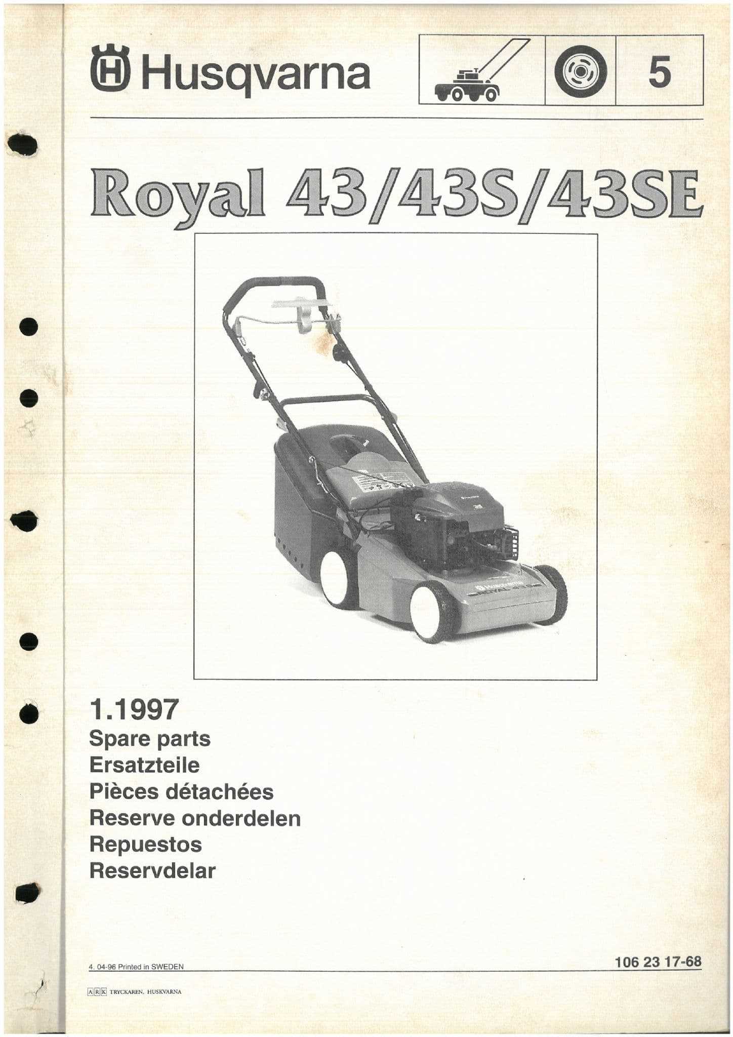 husqvarna 435 parts diagram