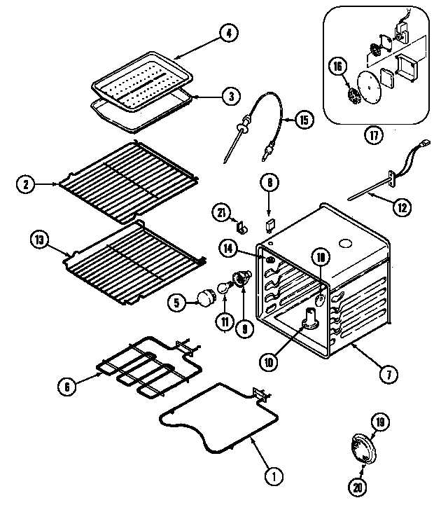 lg electric range parts diagram