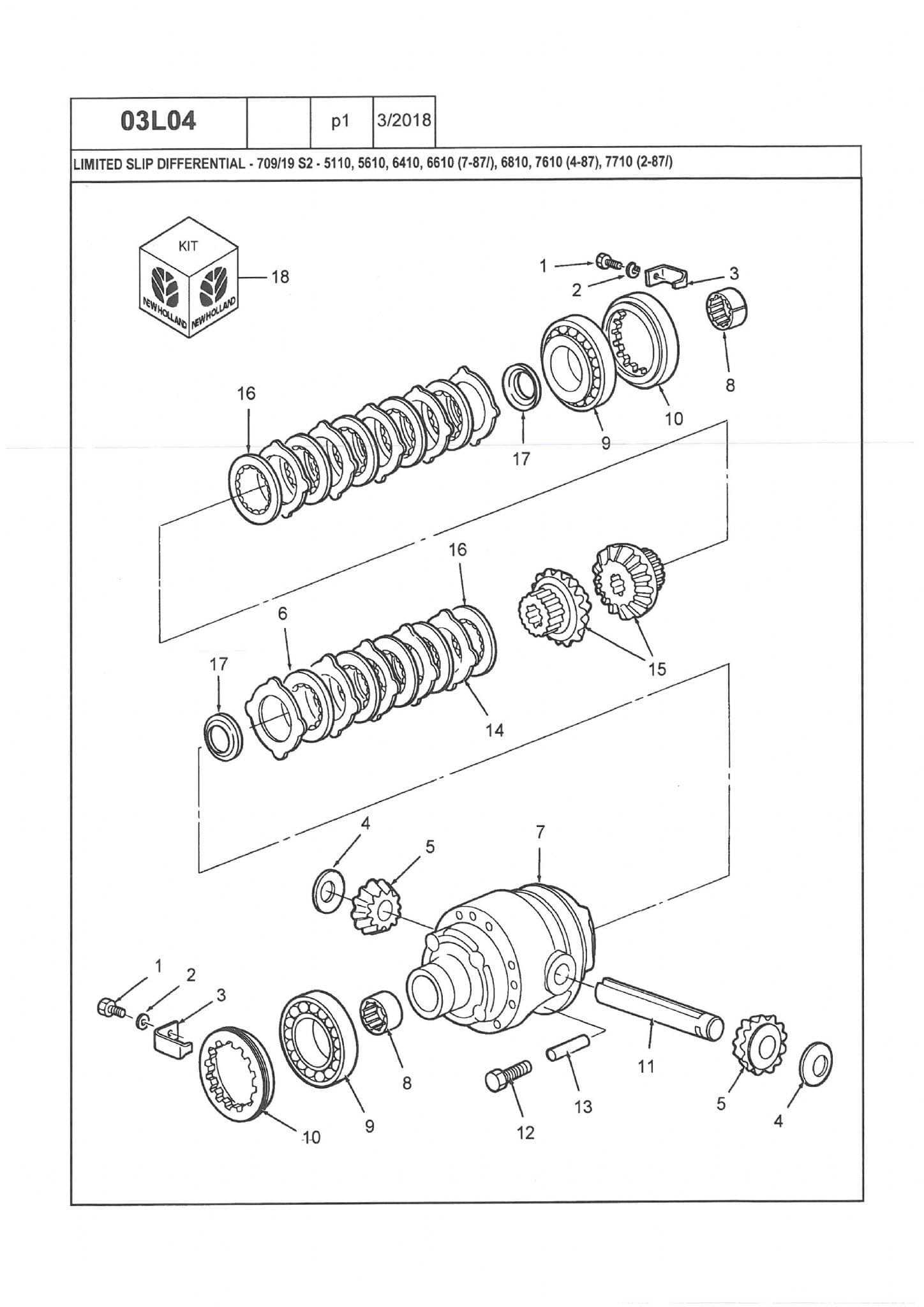 ford 6610 parts diagram