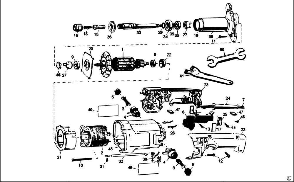 dewalt grinder parts diagram