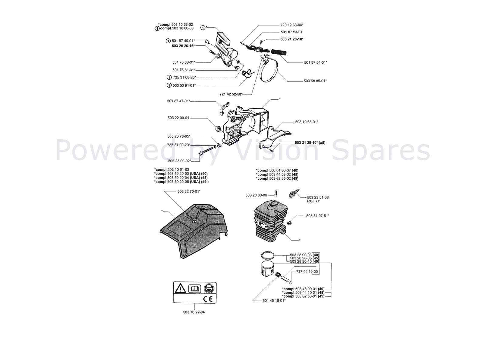 partner chainsaw parts diagram