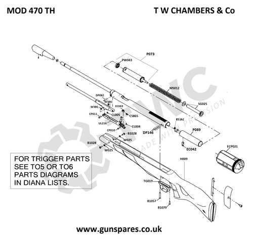 diana chaser parts diagram