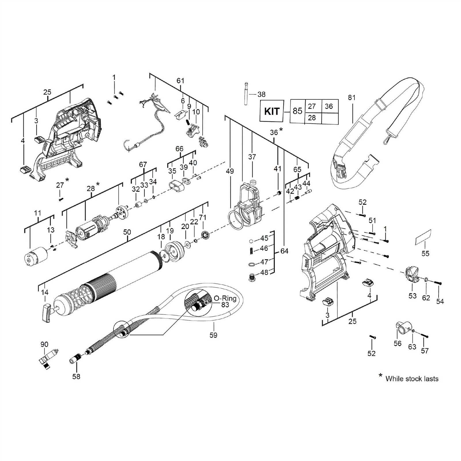 milwaukee m12 inflator parts diagram