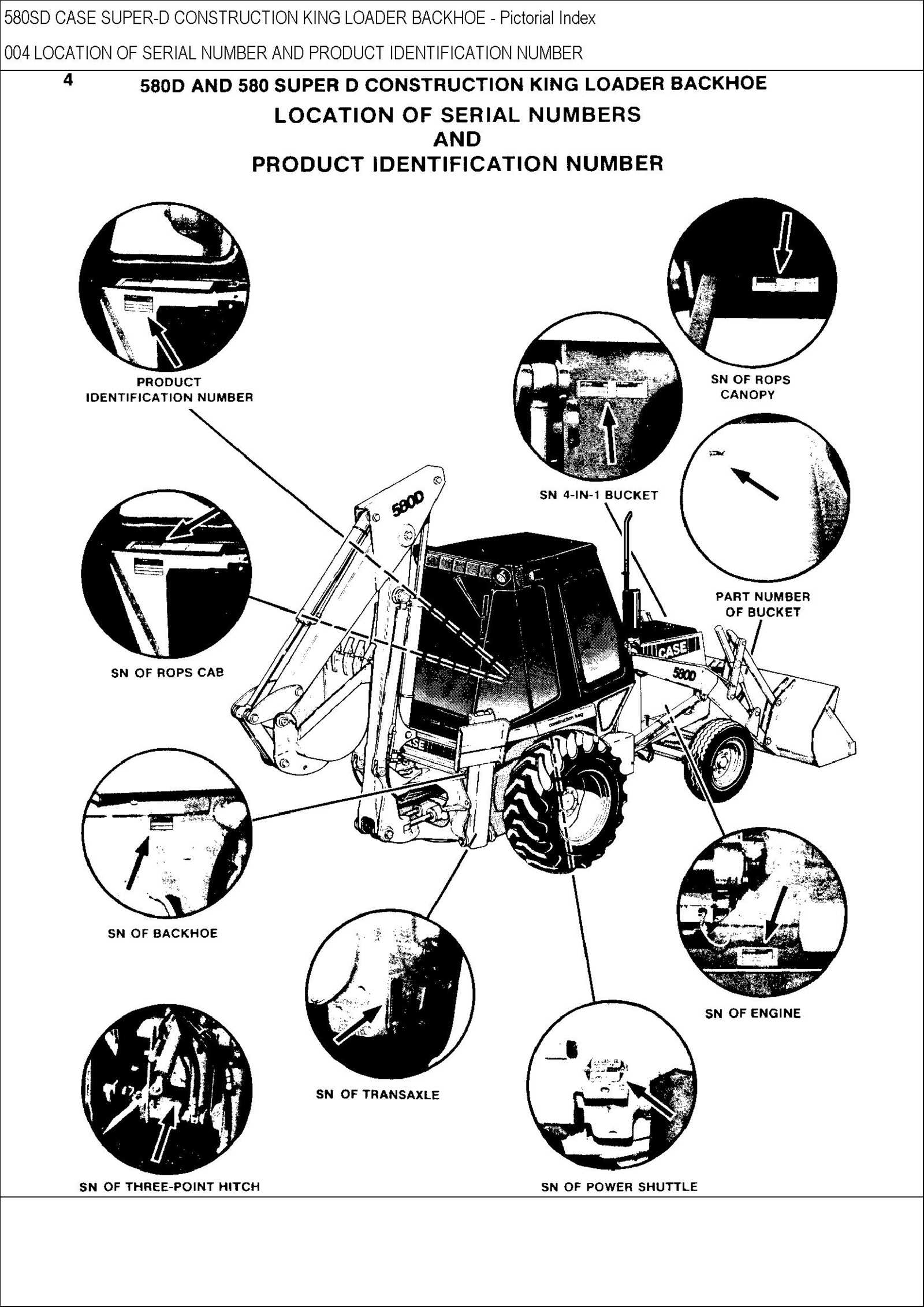 case 580k backhoe parts diagram