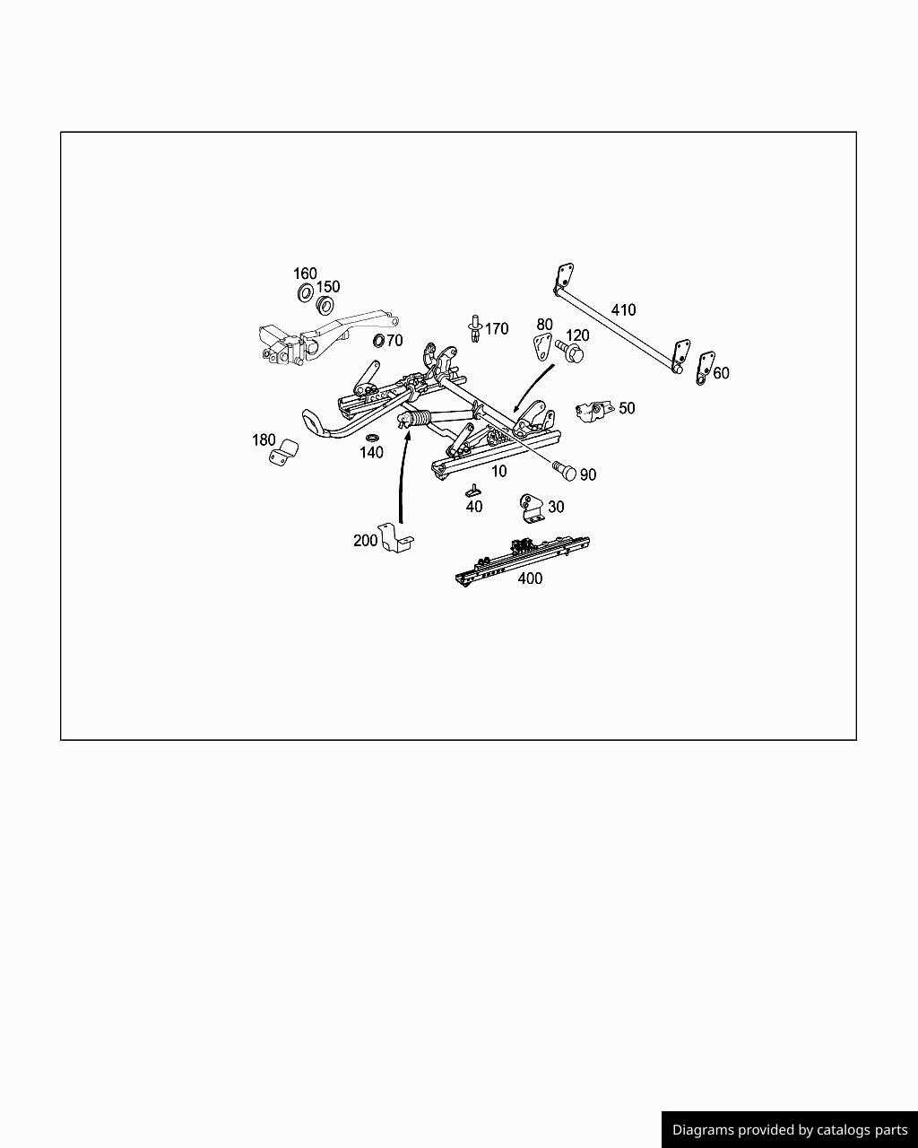 belt buckle parts diagram