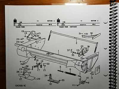 international 1190 haybine parts diagram