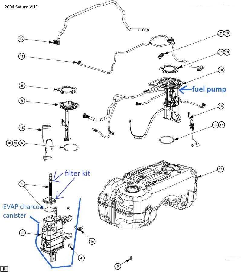 2004 saturn vue parts diagram