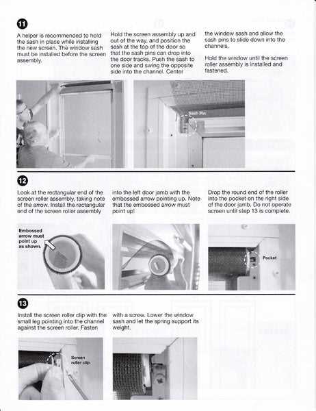 larson storm door retractable screen replacement parts diagram