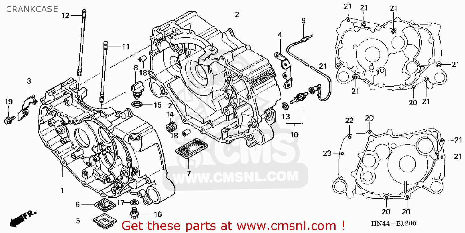 2004 honda foreman parts diagram