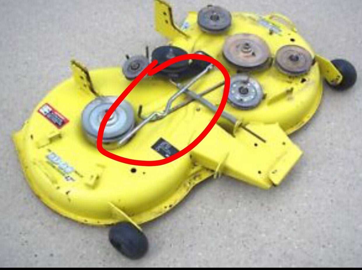 john deere x320 54 mower deck parts diagram