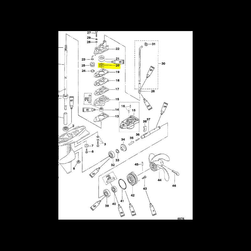 mercury 3.3 outboard parts diagram