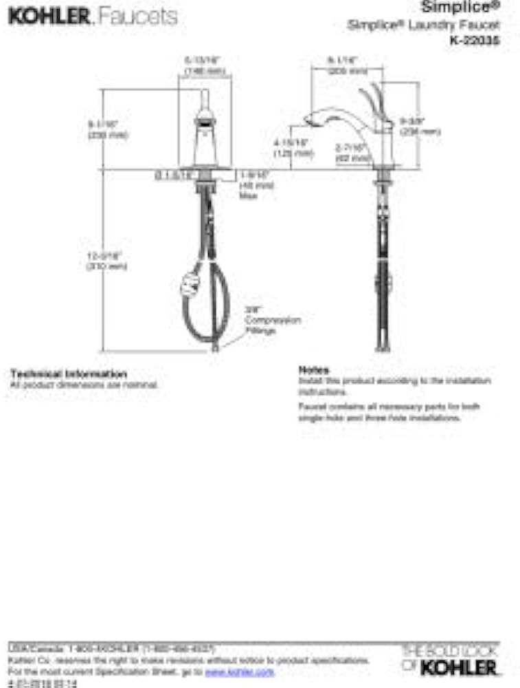 kohler simplice parts diagram