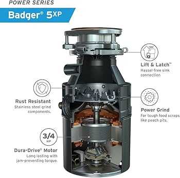 badger 5 insinkerator garbage disposal parts diagram