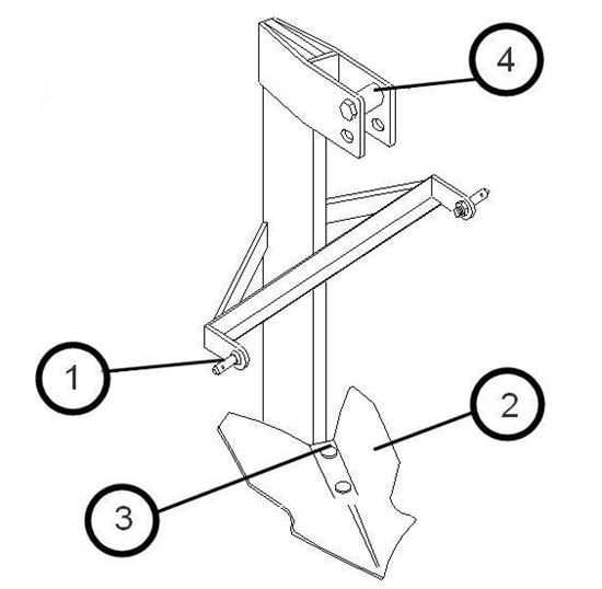 king kutter tiller parts diagram