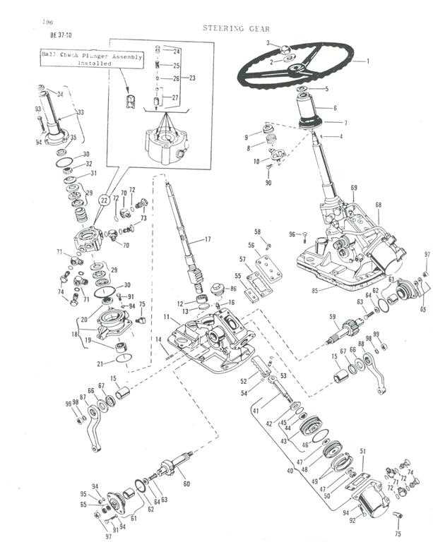 massey ferguson 135 tractor parts diagram