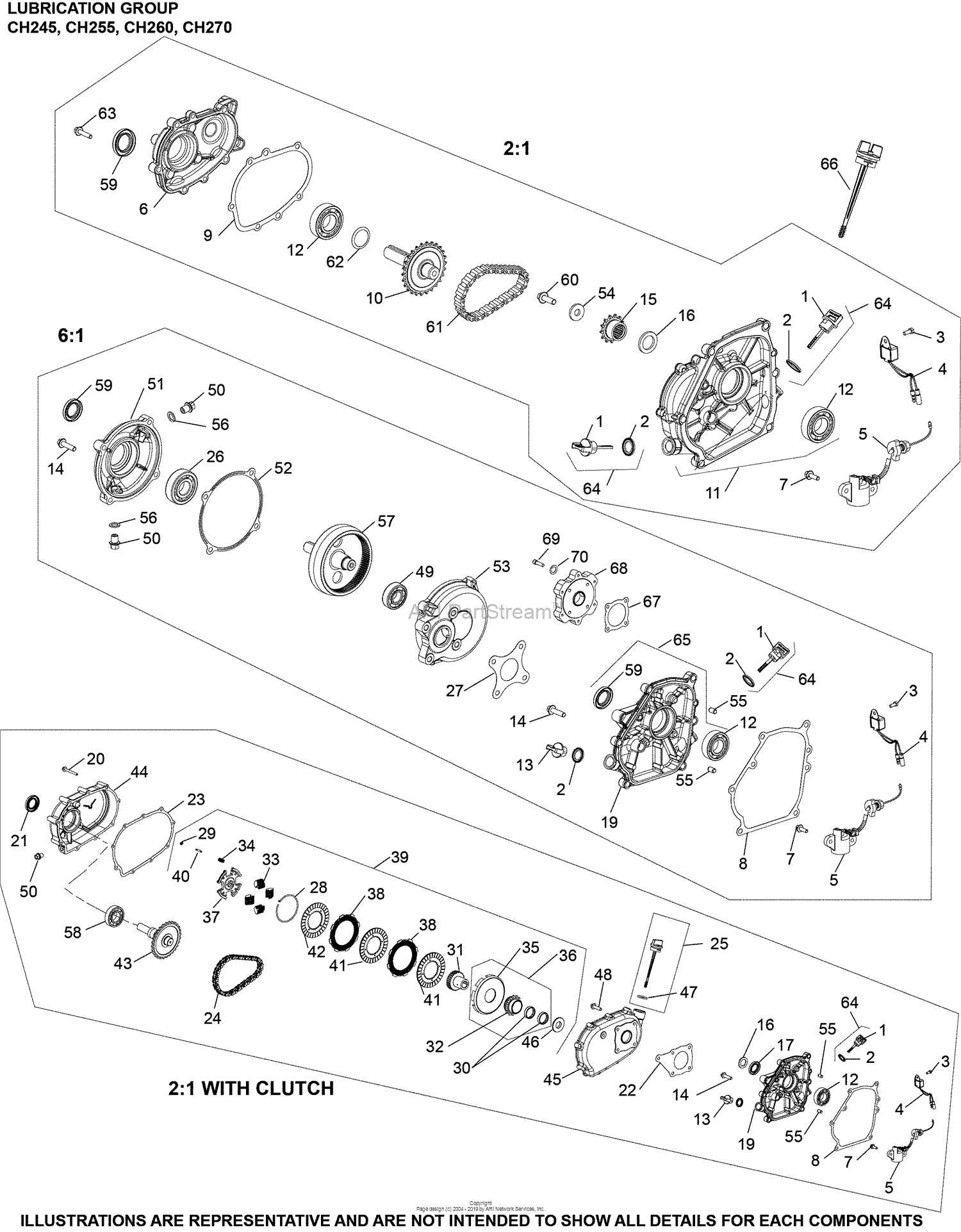 kohler ch270 parts diagram